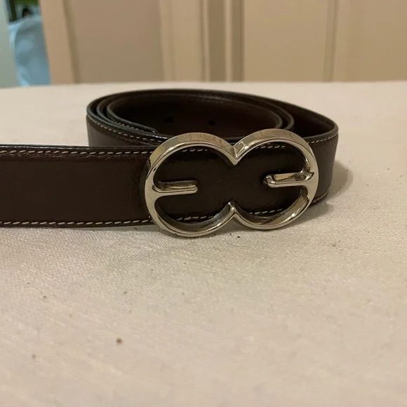 Escada | Accessories | Escada Womens Belt Brown Leather  display picture 2